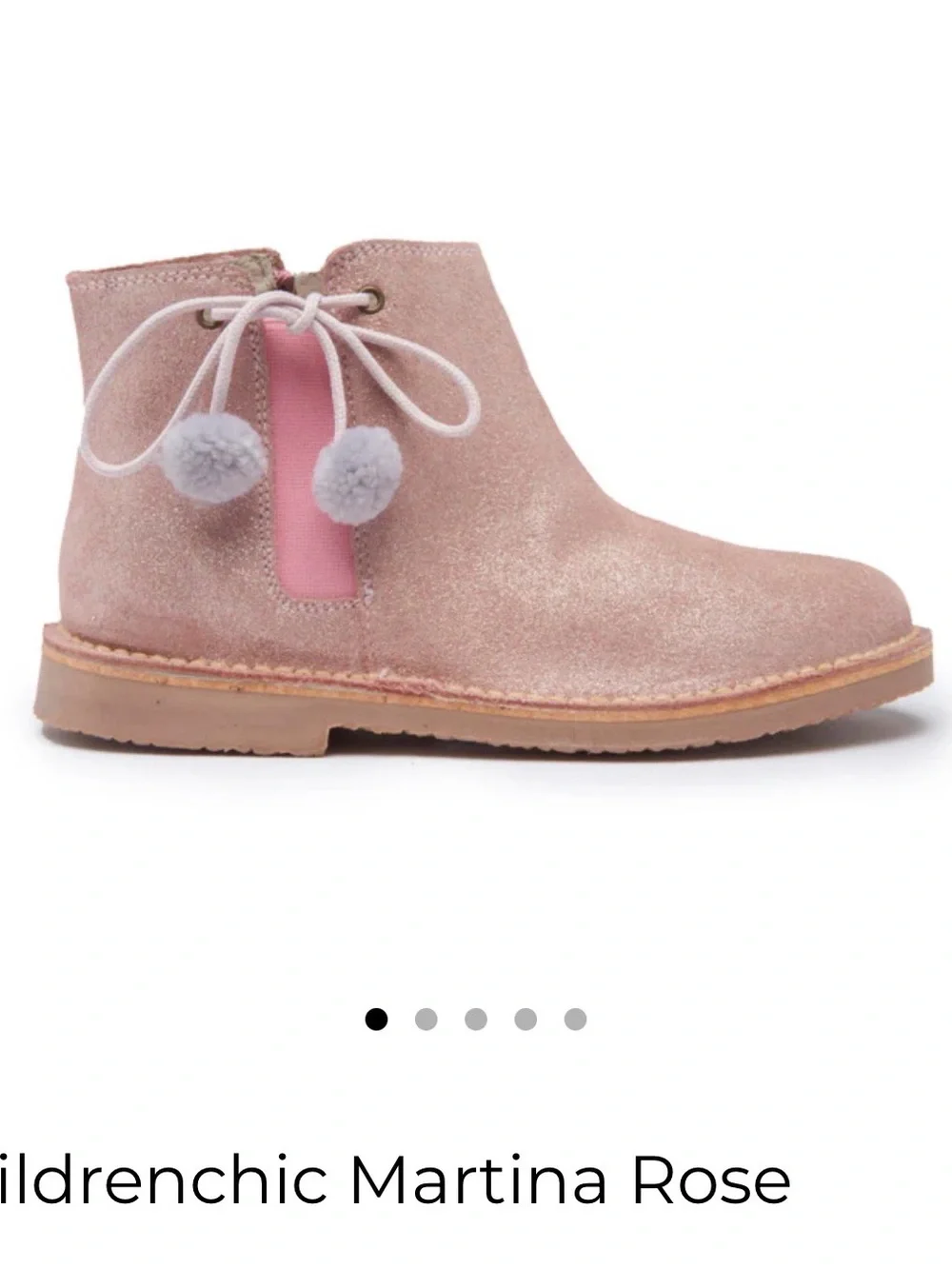 Girls' childrenchic Martina rose sparkly boots